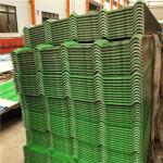 Huaguan brand green color steel roof sheet 4000-840-0.426mm for building