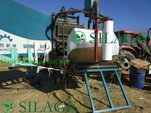 Quality HDPE White Bale Net With Green Warning Line wholesale