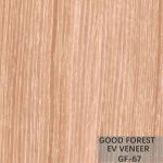 Yellow Recomposed Engineered Wood Veneer Apricot For Cabinet Face