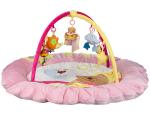 Pink Baby Play Gym and Mat , Baby Growing Baby Musical Play Gym