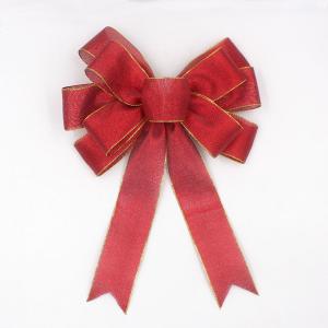 Quality Birthday Red Satin Bow Polyester Yellow Satin Bows For Crafts wholesale