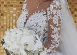 Soft Long Sleeve Mermaid Wedding Gown Long Fishtail Special Beaded