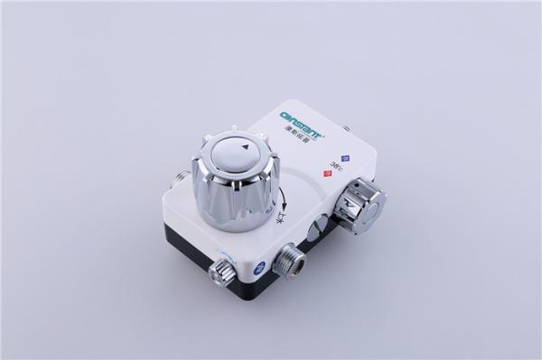 Hotel Silver Thermostatic Shower Mixer Valve High Sensitivity Copper Core