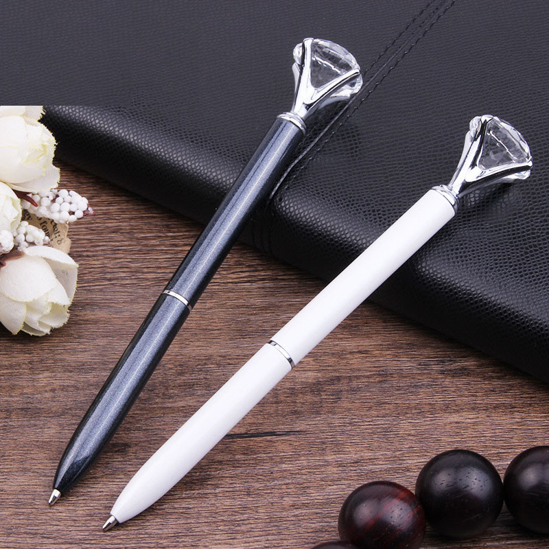 Diamond pen stationery neutral pen metal ballpoint pen 32*26*22cm laser logo customized