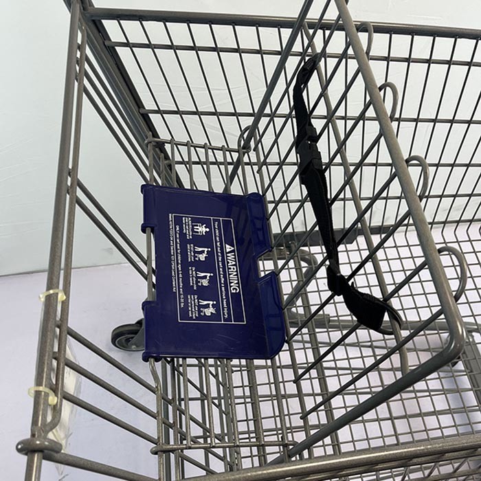 180L General Store Storage Supermarket Trolleys Steel Shopping Cart