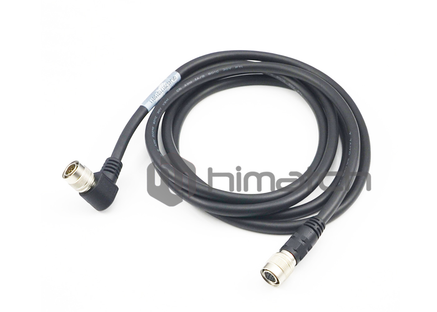 PUR Jacket Analog Connection Cable , Right Angle 12 Pin Hirose Camera Cable