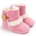 2019 winter wholesale Warm plush 0-2 years prewalker outdoor baby boots booties
