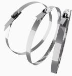 4.6*500 304 Stainless Steel Wire Ties For Bundling Industrial High Temperature