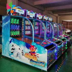 Quality Indoor Lottery Amusement Frenzy Clowns Ticket Redemption Machine Coin Operated Game Machine wholesale