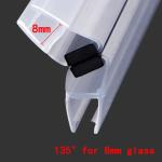 Good resilience Shower Door Magnetic Strip PVC Waterproof Seals For 8mm Glass