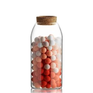 Quality Transparent Borosilicate Food Storage Airtight Glass Jar wholesale