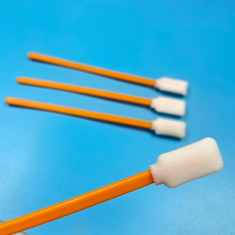 Professional Foam Cleaning Swabs With Polypropylene Handle