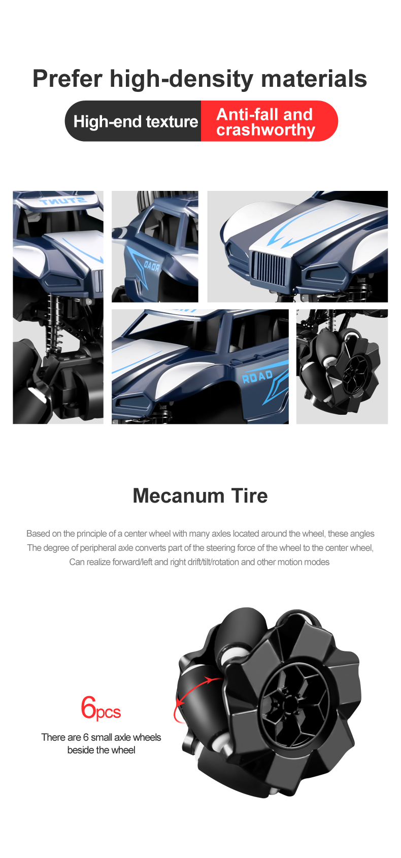 M2D Remote Control Rolling Stunt Double-Sided Car Rotation Charging Light Drift Racing Car For Kids Toys Features Wi-Fi