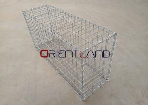 Quality Square Hole Gabion Mesh Cage / Metal Gabion Baskets As Riverbank Protection wholesale