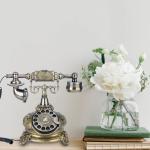 Bronze Guest Book Phone Antique Audio Guestbook Telephone For Confessional