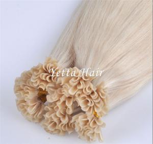 Quality Professional Full Cuticles Pre Bonded U Tip Hair Extensions Nail Hair wholesale