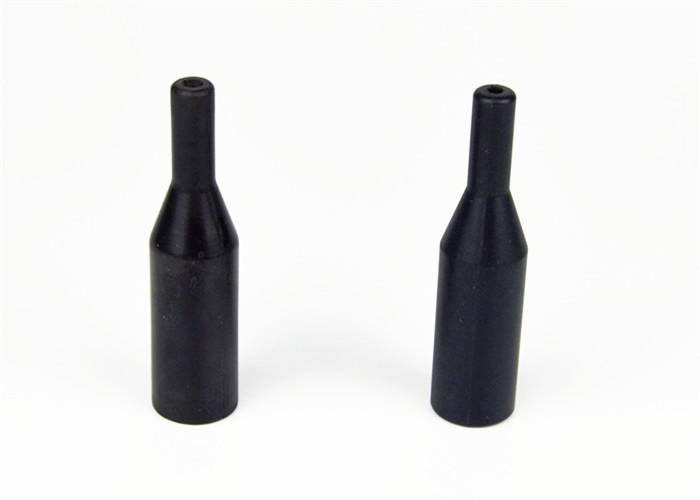 Durable Black Rubber Cable Shrouds , Rubber Weather Boot for Coaxial Cable