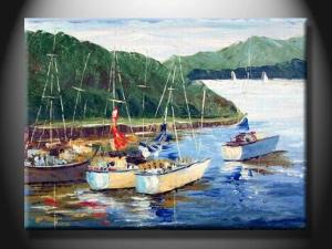 Quality Custom Modern Beautiful Landscape Decorative Paint Handmade Oil Painting YXFJ1023 wholesale