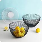 Wear Resistant 10cm Height 500G Steel Fruit Basket Anti Slip Base
