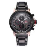 BARIHO Men's Quartz Watch Chronograph Sport Style Miyota Movement 50M Waterproof