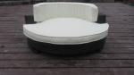 Washable Plastic Wicker Pet Bed , Lovely Rattan Dog Sleeping Bed