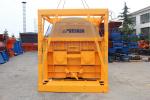 Fixed Stationary Twin Shaft JS2000 Concrete Mixer Environmentally Friendly Long