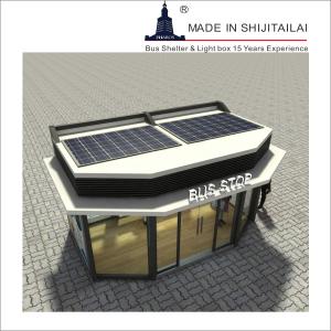 Quality Stainless Steel 2.5m Height 5H Bus Stop System wholesale