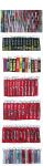 Personalized Promotional Gifts Polyester Woven Ribbon Tape Wrist Lanyard