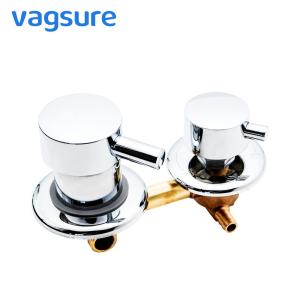 Quality Brass Material Shower Mixer Valve , Hot Cold Mixing Valve With 2 / 3 / 4 / 5 Outlet wholesale