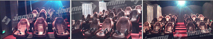 Indoor 7D Cinema Simulator Theater Equipment Special Effects Motion Chairs