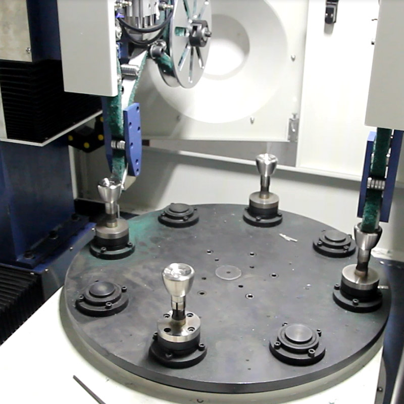 Doorlock Ball Handle Wire Drawing Machine Polishing Surface Stainless Steel