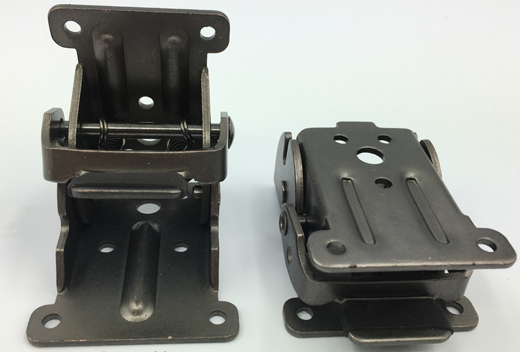 Adjustable Carbon Steel Table Bed Furniture Hinge for Folding Legs 90 Degrees Locking