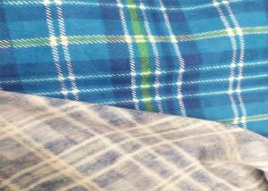 Quality 100gsm 100 Cotton Plaid Flannel Fabric Shirting Fabric wholesale