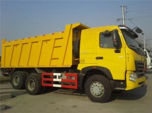 Quality Big Yellow Dump Truck , 6x4 Rigid Tipper Trucks Used In Mining ZZ3257N3847A wholesale