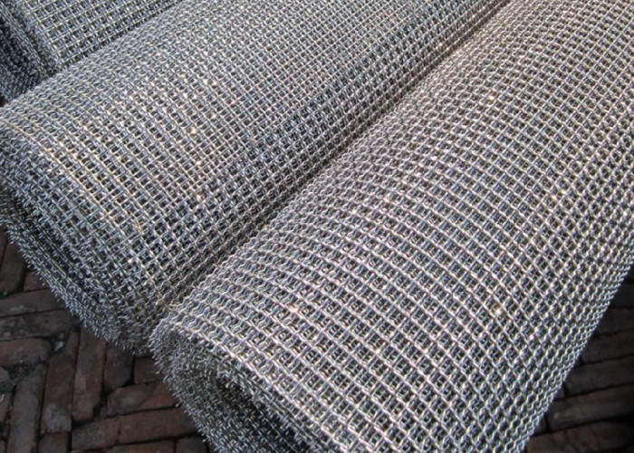 0.6-8m Twill Weave Wire Mesh Vibrating Screen , 30m/Roll 16 Gauge Welded Wire Mesh