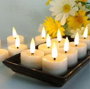 Quality Small Tealight Candle Wedding Centerpieces LED Electronic Wedding Candles wholesale