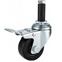 Quality 04-Medium duty caster Eletroconductive rubber caster wholesale