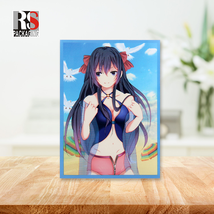 Opp Plastic Cardboard Hard Game Card Sleeves Clear Trading Card Plastic Sleeves