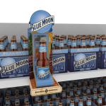 POP Wine Display Stand Unique Design Wooden Beer Holder Countertop For