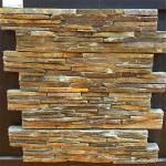 Natural Stone Cement Backed Stone 3D Decoration Wall Panel Corrosion Resistant