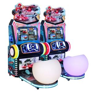 China Wheel Car Racing Game Machine / One Player Children Arcade Racing Game Machine on sale