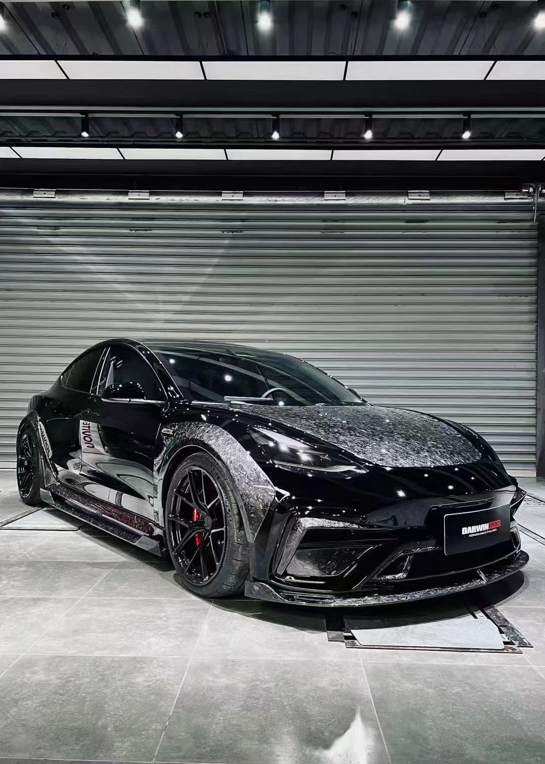 New Product Model 3 Wide Bodyki for the Tesla MODEL 3 Body Kit Upgrade IMP Style Front and Rear Bumper Spoilers