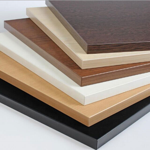 8-Foot 6-Foot Mahogany Melamine Laminate Folding Banquet Table And Chairs