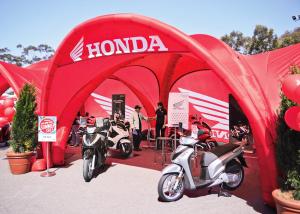 Quality Motor Cycile Theme Inflatable Trade Show Tent 3 Years Warranty 12*6*4m wholesale