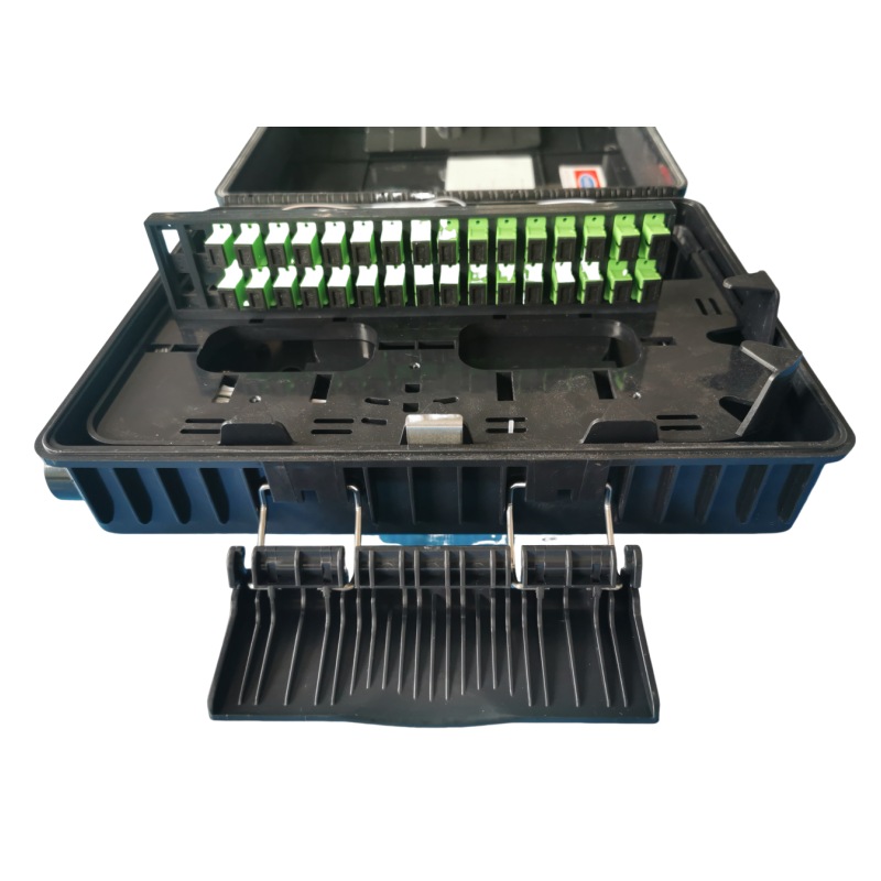 TCP Network FTTX FTTH 32 Cores PLC Splitter Distribution Box for Outdoor Wall Mounting