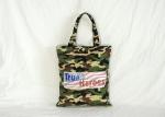 Camouflage 8oz Letter Printing Canvas Tote Bags