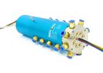 Custom Pneumatic Rotary Union Slip Ring Electrical Connector 250RPM
