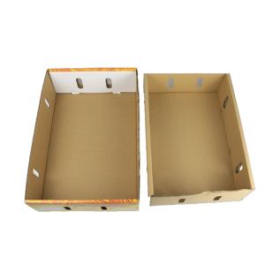 Quality OEM Corrugated Kiwi Fruit Packing Box W9 Strengthen Recyclable wholesale