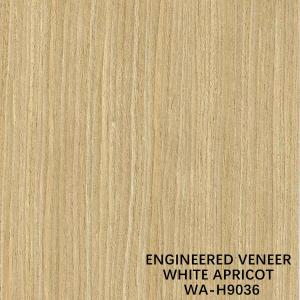 Quality ISO The Simulation White Apricot Wood Veneer H9036 Straight Cut For Cabinet Face Manufacturer From China wholesale