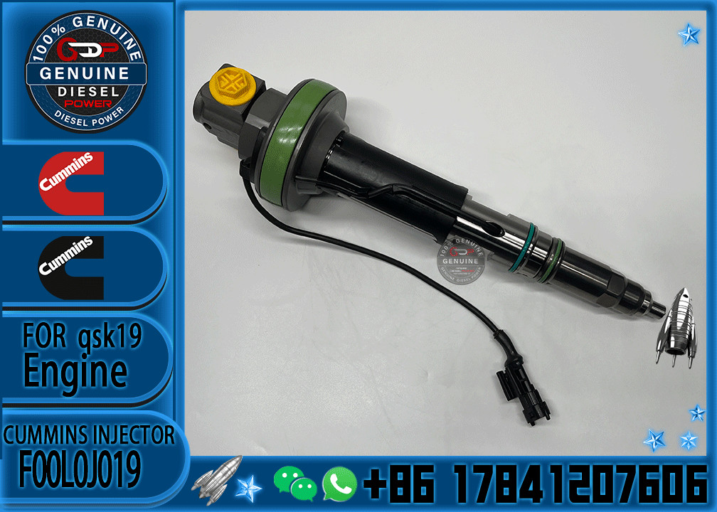Remanufactured fuel injector F00L0J019 4964170 4955524 FOR Engine SK19 QSK38 QSK50 QSK60